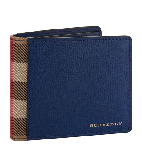 mens burberry check wallet|burberry wallet women.